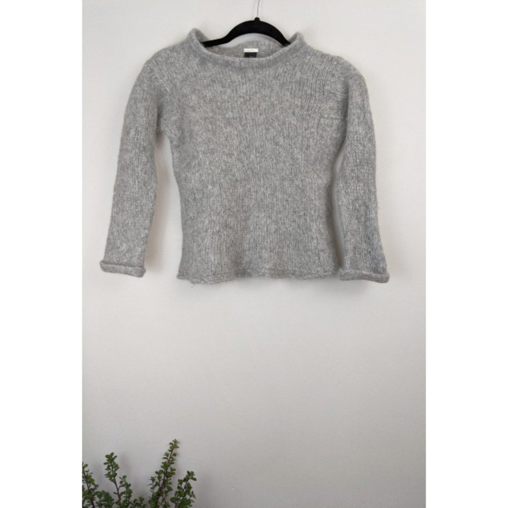 Magaschoni Alpaca & Merino Wool Crop Sweater